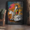 tableau pop art enfant gavroche playboy vintage