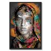 tableau street-art portrait inde Sanjana