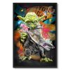 tableau star wars maitre yoda street art pop art romaric