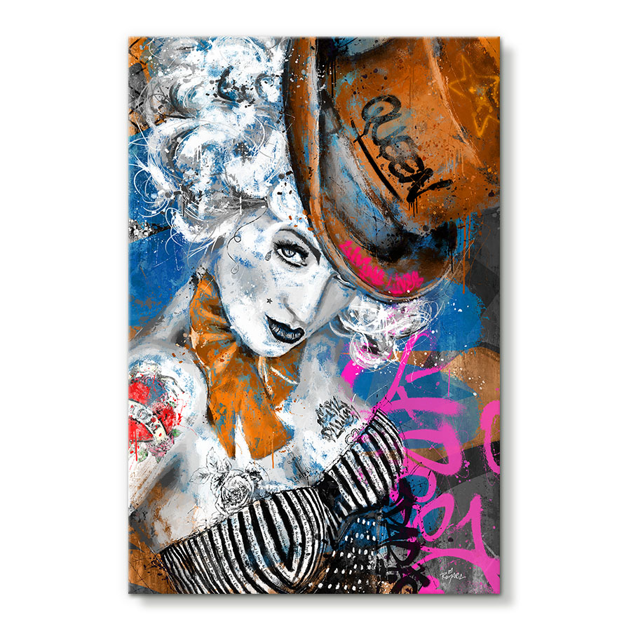 Betty - Tableau pop art femme burlesque - Romaric Artiste